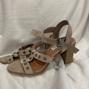 Steve Madden Suede Strappy Heel Sandal
